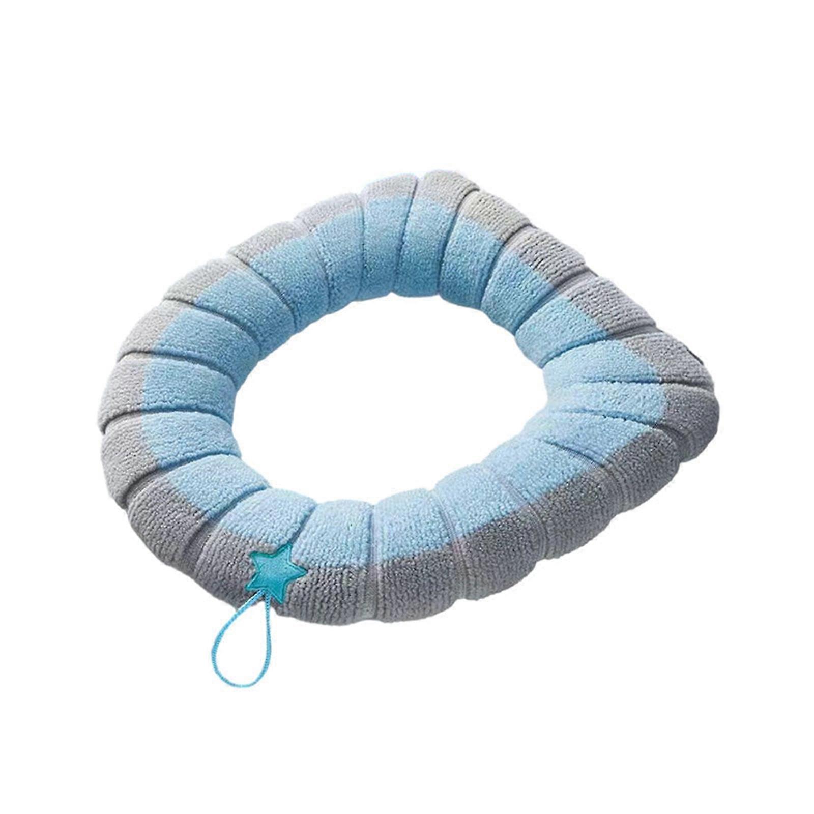 Soft Toilet Seat Cover Pad with Handle & Hanging Loop, Washable Comfortable Toilet Seat Cushion, Compatible with Standard Toilets