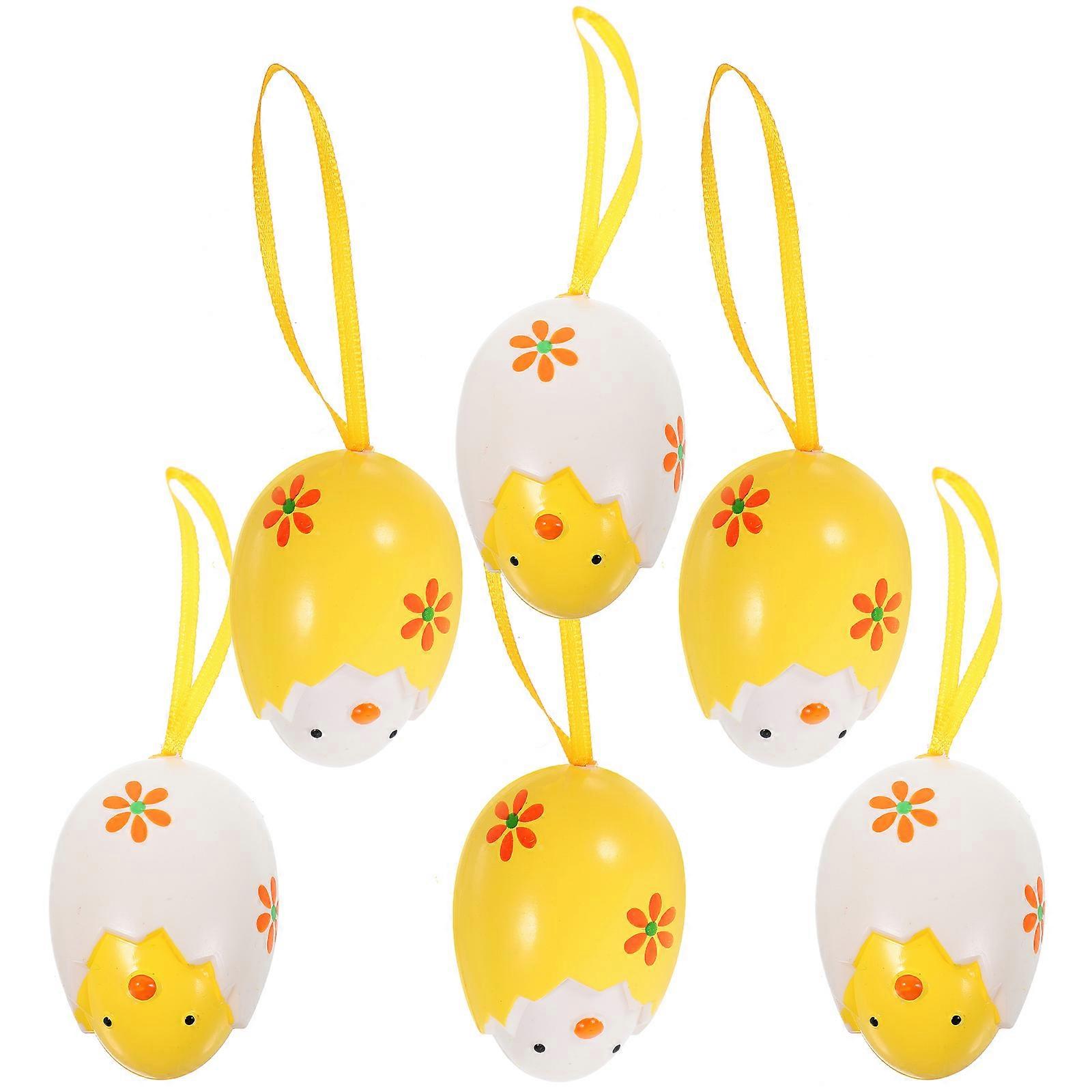Easter Egg Decorations Hanging Plastic Ornaments for Decoration 30Pcs