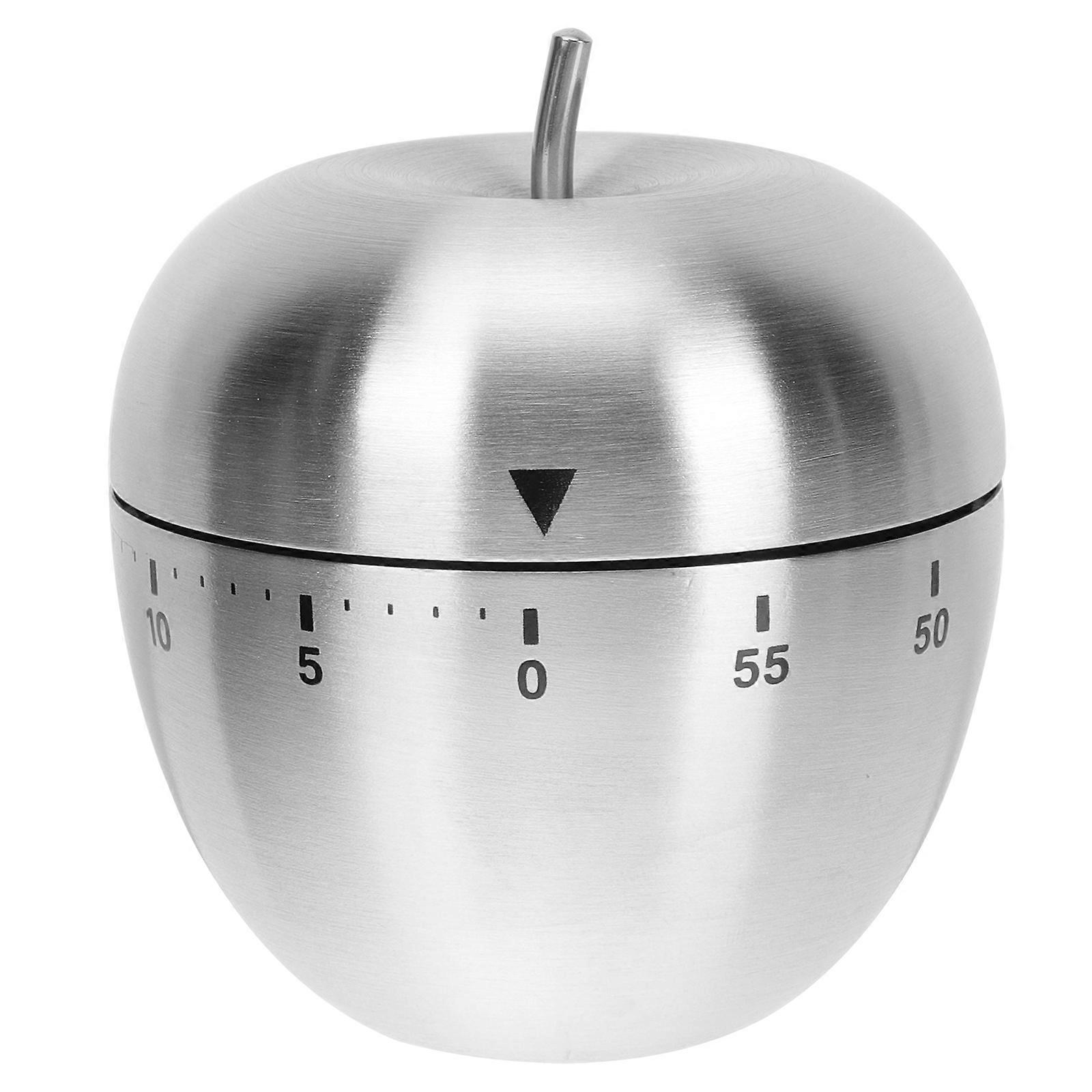 Mechanical Kitchen Timer Egg Shaped Practical Time Management Device 1Pcs