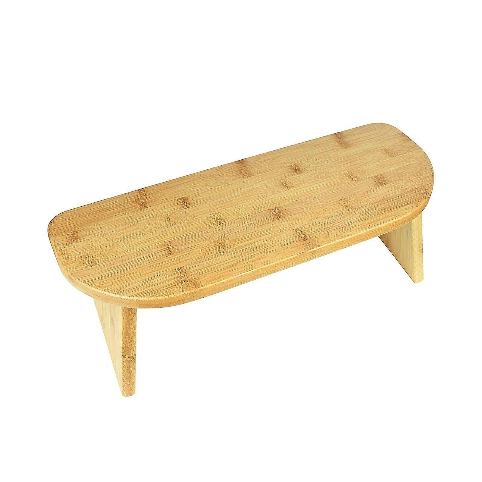 Portable Bamboo Ergonomic Folding Meditation Bench For Kneeling Practice, Bamboo Kneeling Bench Includes Carrying Bag