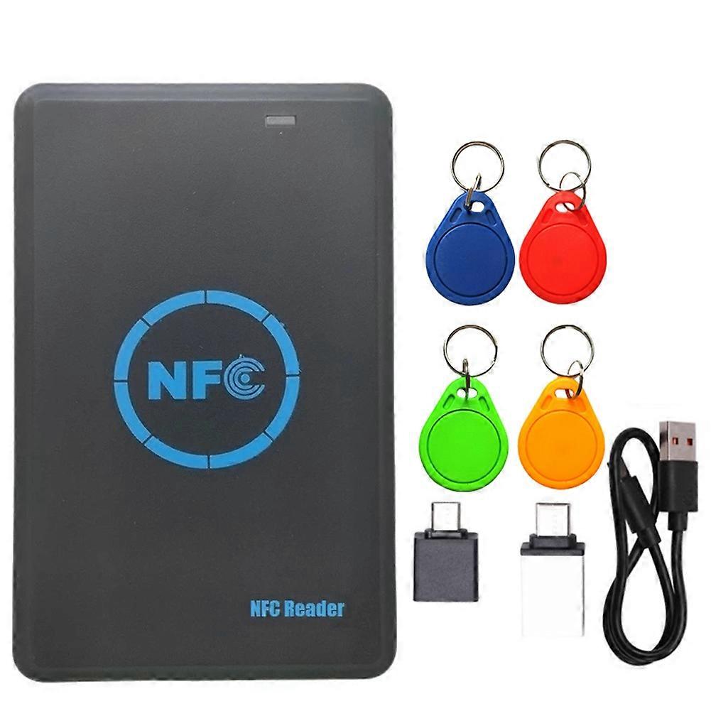 5 Frequency RFID Smart Chip Duplicator Reader+4xCUID Keychain