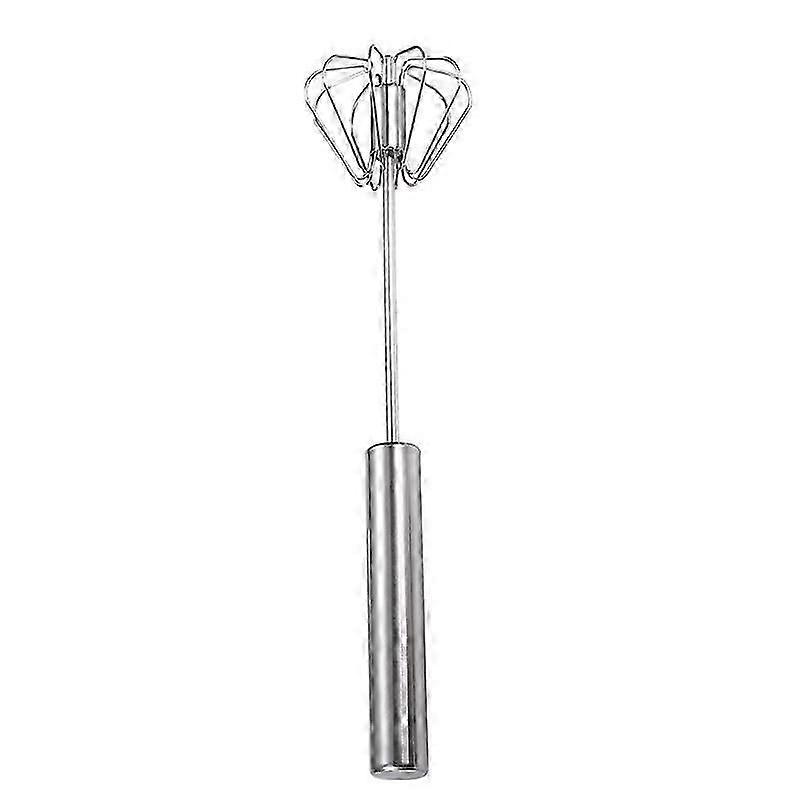 Stainless Steel Semi-Automatic Hand Push Mixer Whisk for Blending Beating