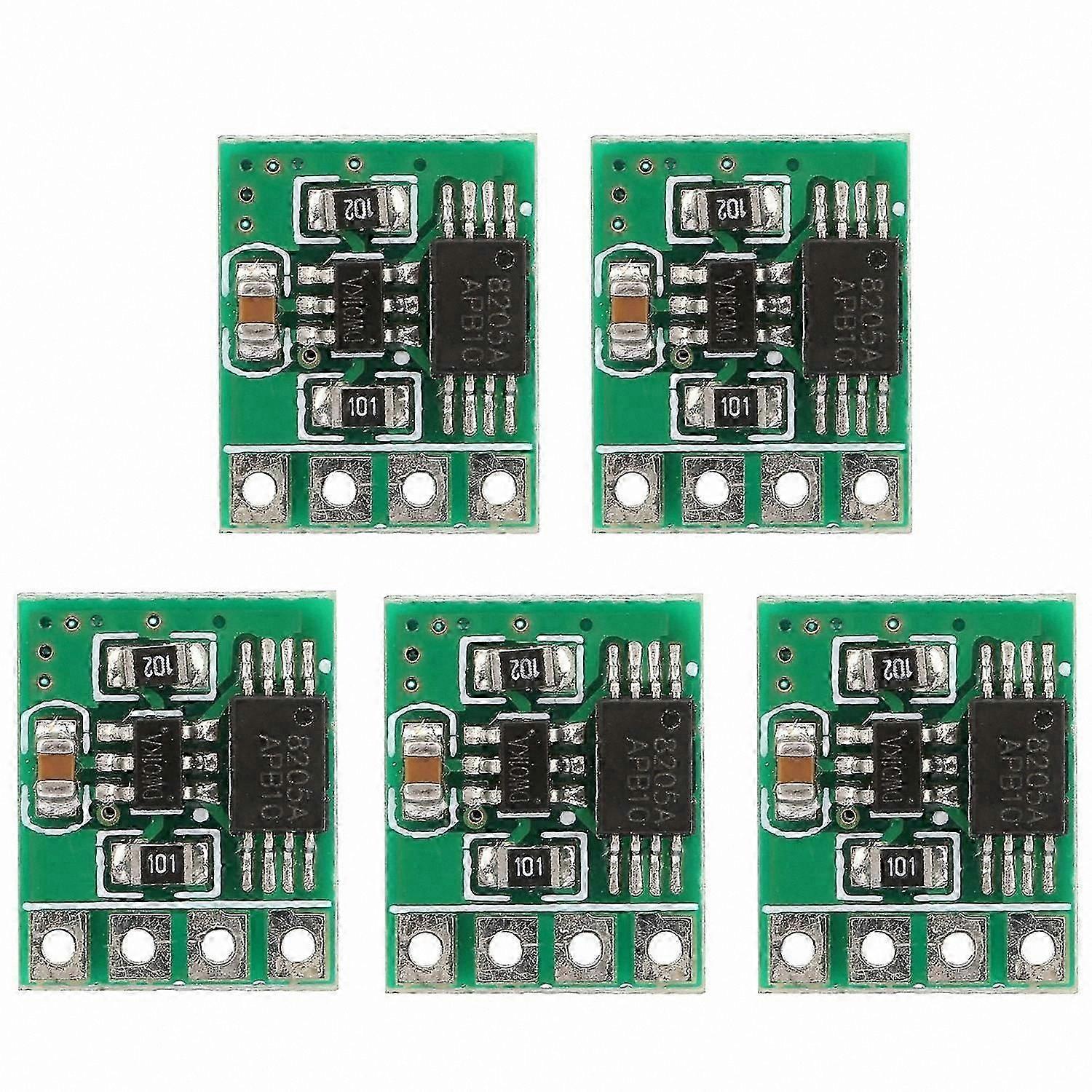 5-Pack 18650 Lithium Battery Protection Circuit Board with Overcharge and Overcurrent Safeguards for 3.7V-4.2V Chargers