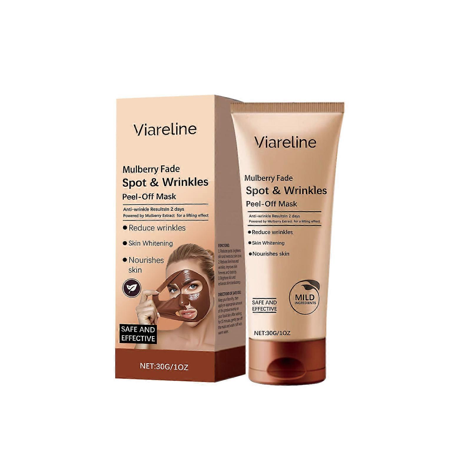 Viareline The Peel-Off Mask Is Hydrating, Nourishing, Delicate And Moisturizing. Daily Cleansing Gently Cares For The Facial Skin
