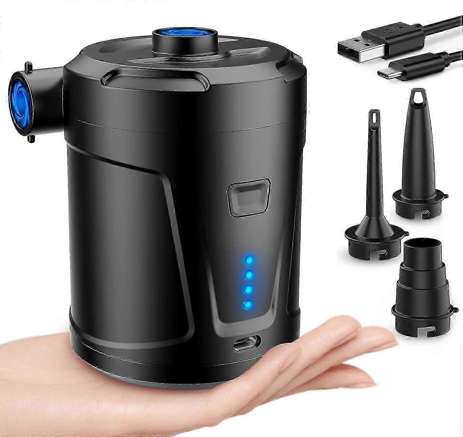 25-26 Rechargeable mini air pump for outdoor camping