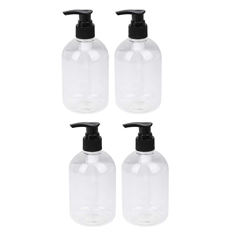 Shampoo Container Useful Shower Gel Bottles for Storage Lotion 12Pcs Transparent