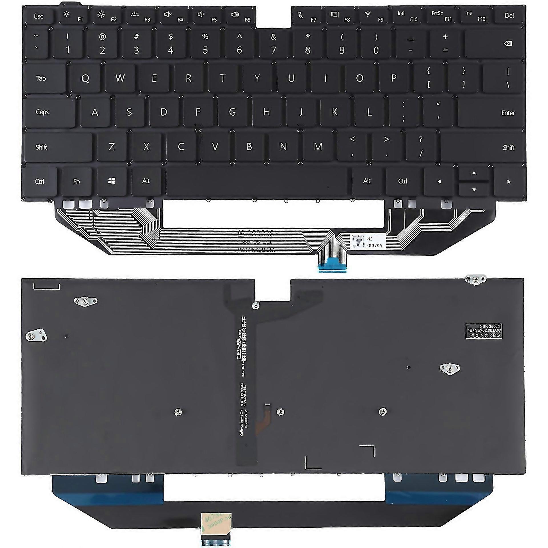 For Huawei Matebook X Pro Us Version Keyboard With Backlight