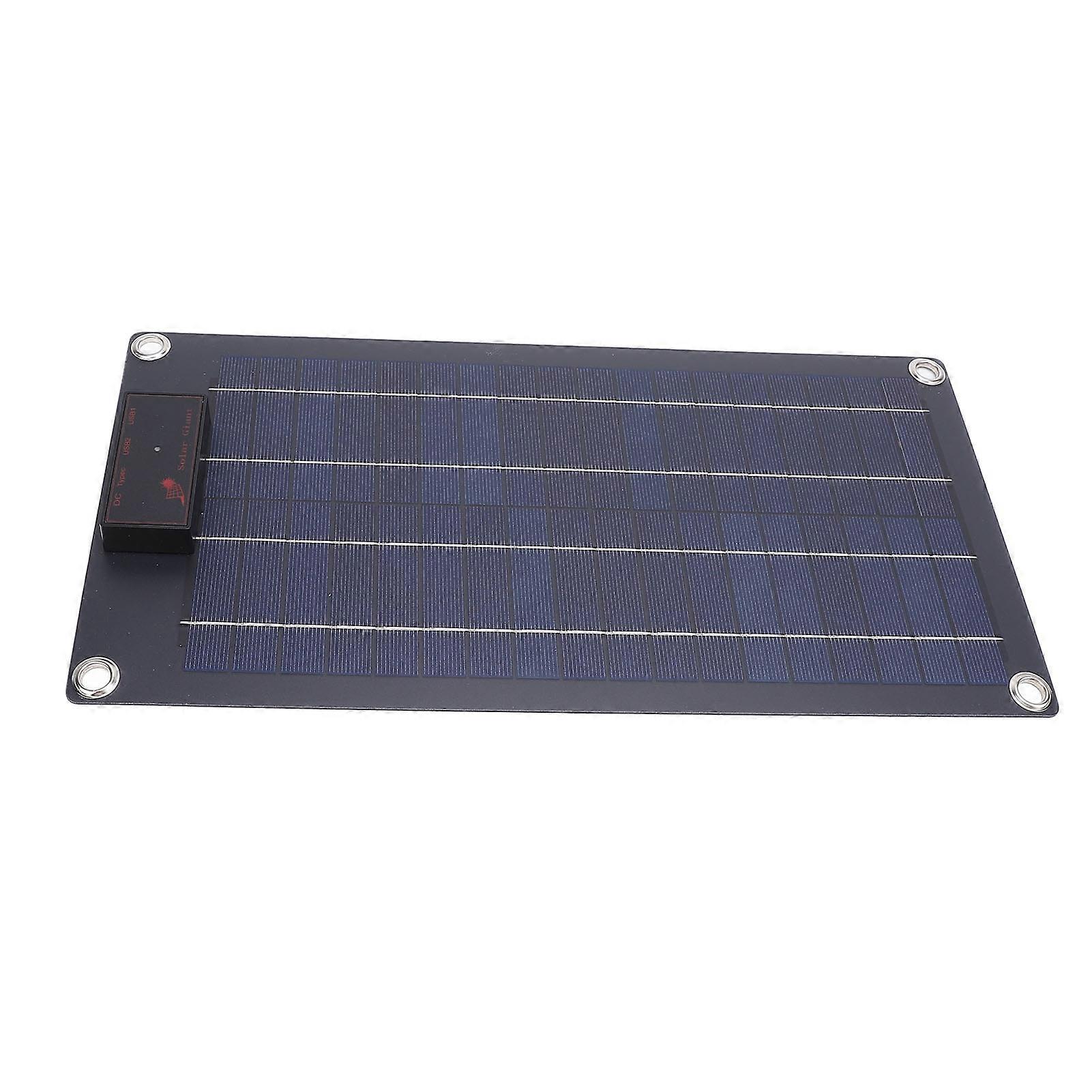 10W 18V Semi Flexible Polycrystalline Solar Panel Charger USB