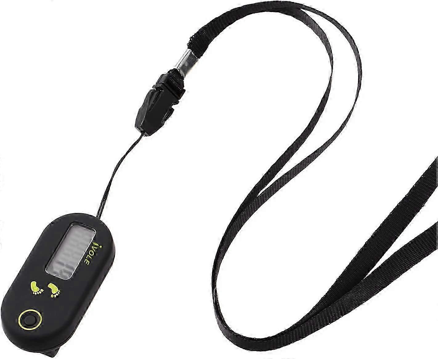 3D Digital Pedometer: Accurate Step Counter, Exercise Time Tracker, Silent with Clip and Lanyard