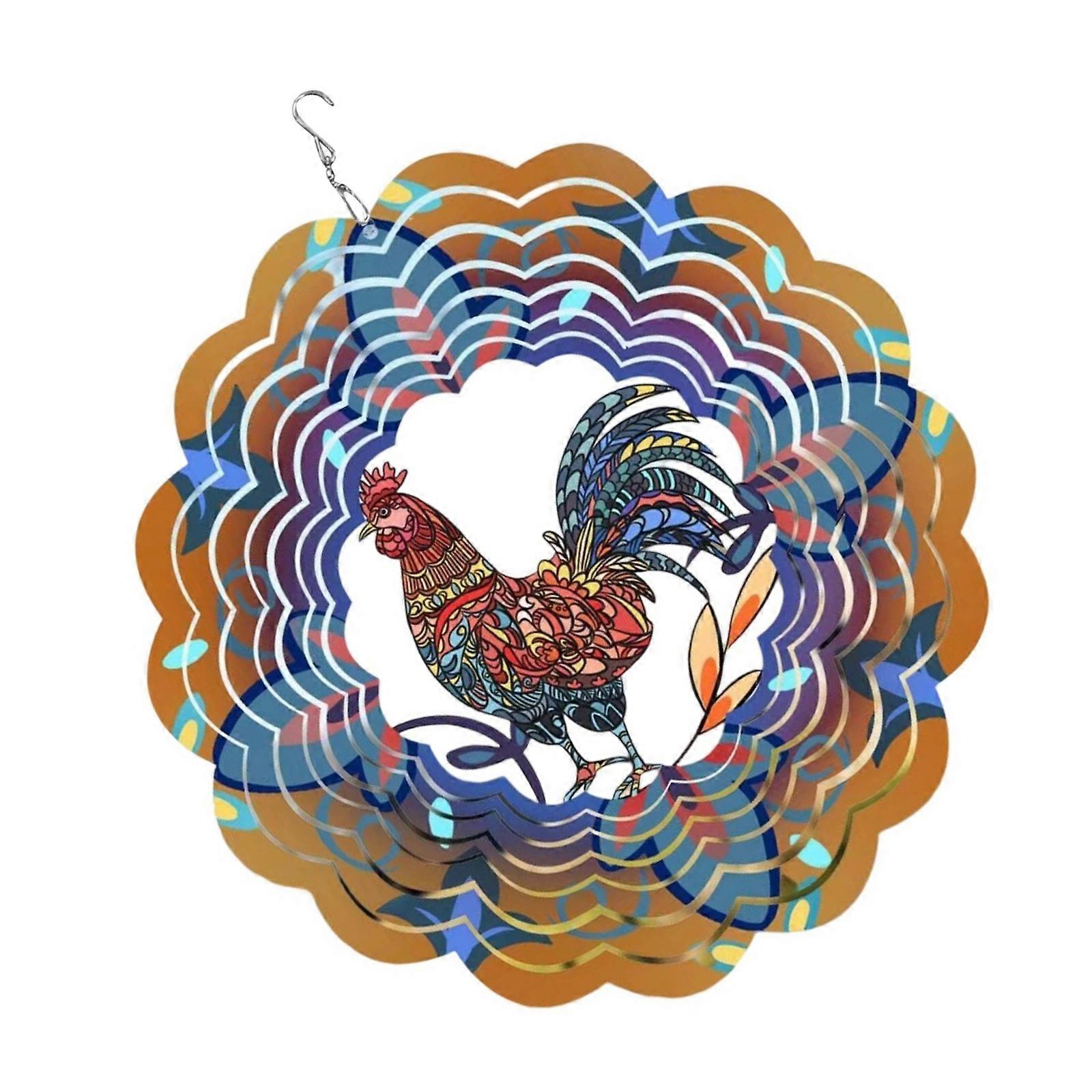 Harmonious Elegant Weatherproof Metal Wind Chime Spinner Elegant Sounding Hanging Decoration For Balcony Garden Window Multicolor