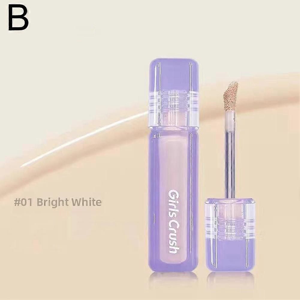 8g Long-Lasting Waterproof Concealer with High Coverage Brightening and Moisturizing Formula for All-Day Wear