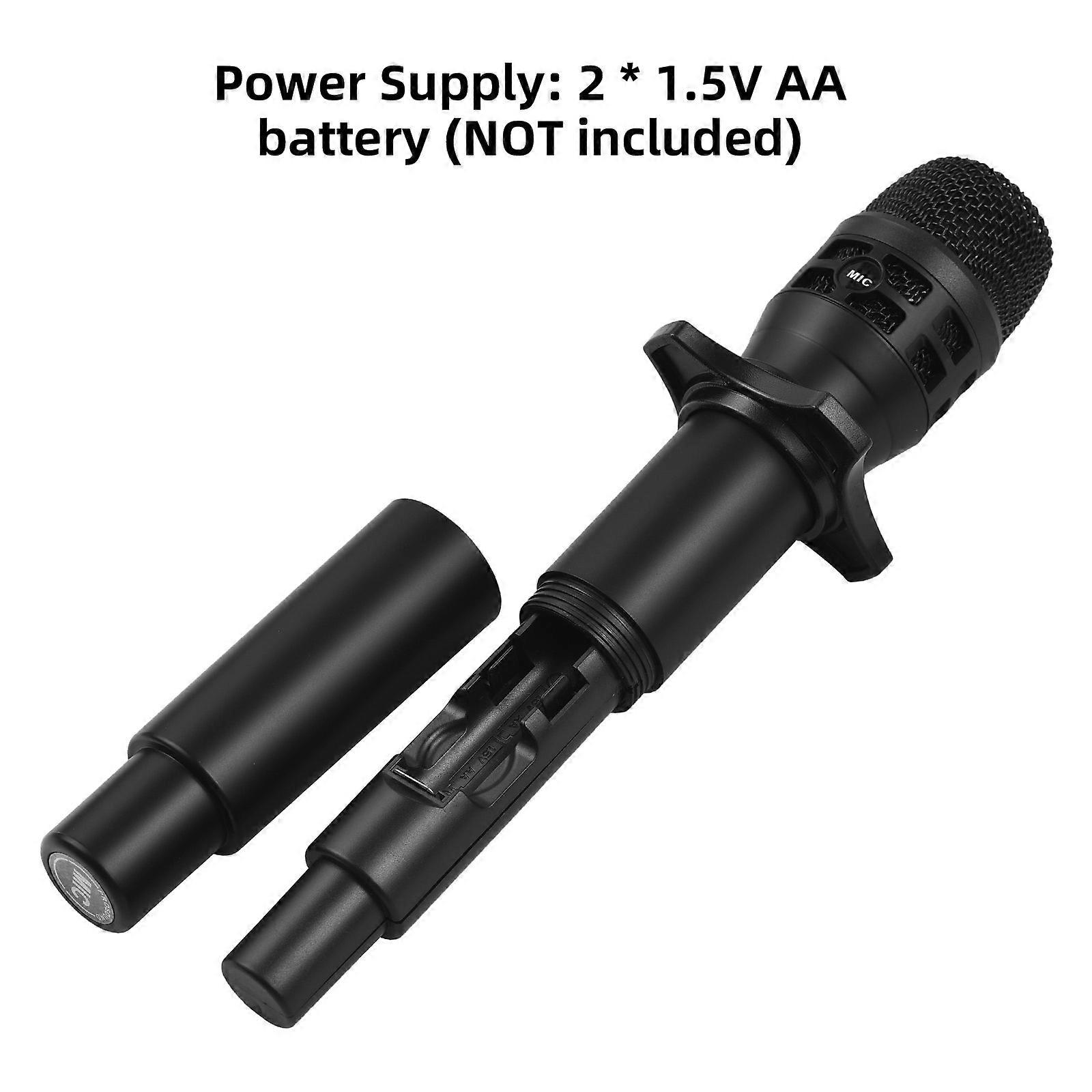 2.4G Drahtloses Handmikrofonsystem: 2 Mikrofone, 1 Empfänger, 16 Kanäle, LCD für KTV, Party usw.