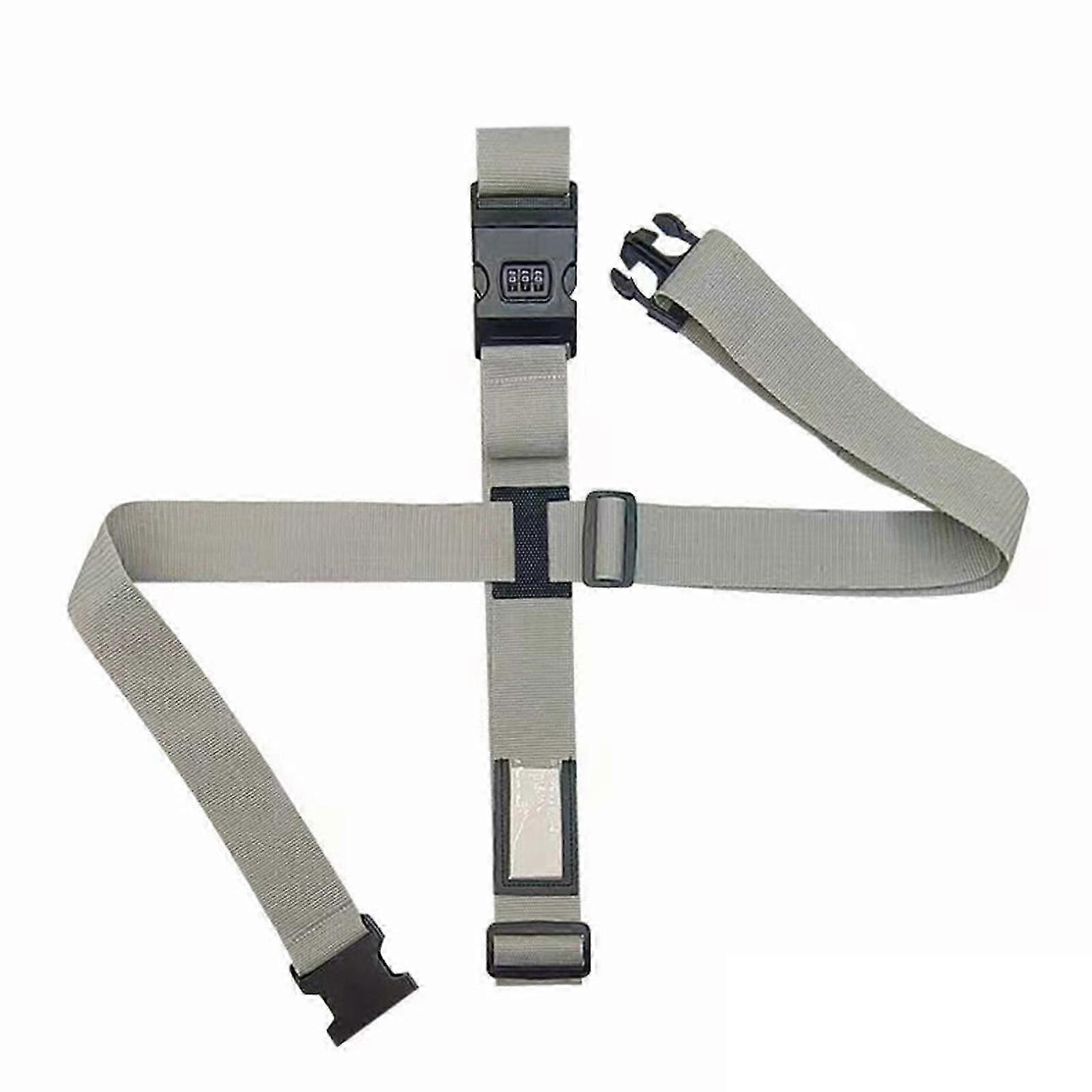 حزام أمتعة قابل للتعديل مع مشبك سريع التحرير للسفر