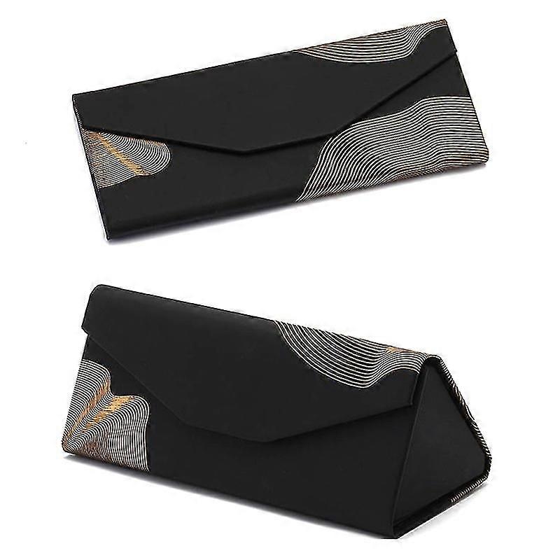 Annual Rings Fold Up Sunglasses Case Triangular Fold Up Glasses Case