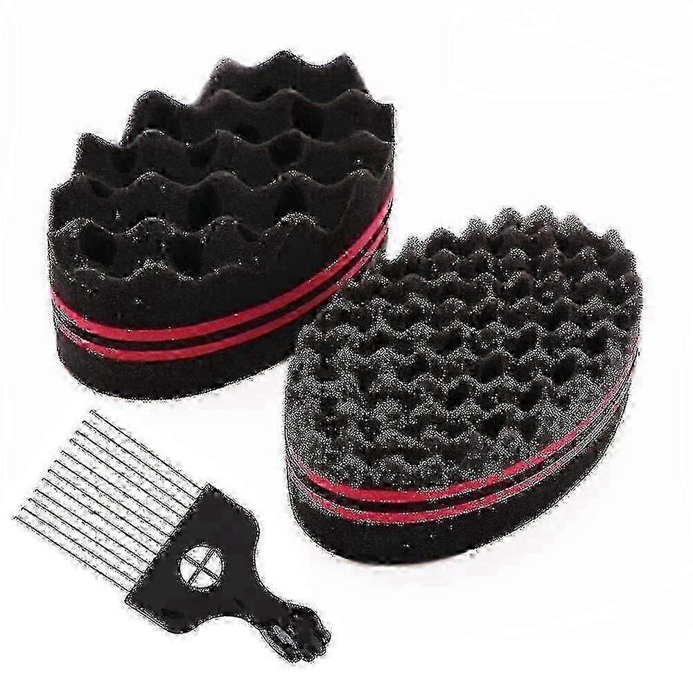 Curl Sponge Twist Sponge Doppelseitiges Haarbrste Schwamm Haarschwamm Twist Curl