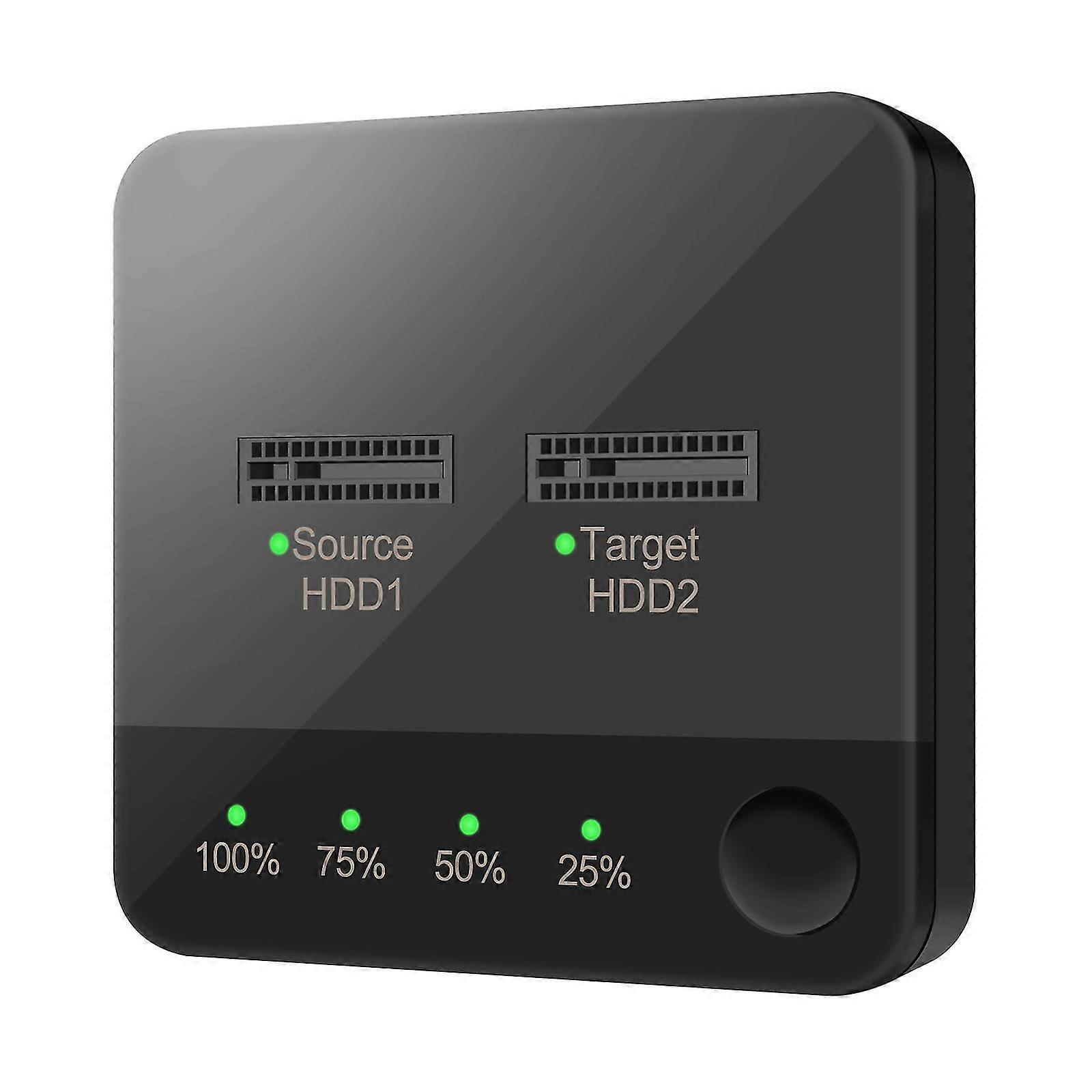 2 Bay Docking Station SSD Duplicator M.2 SATA Clone Support Disk Copy Functionhw
