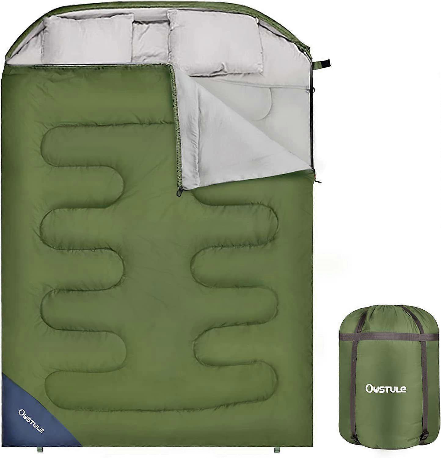 Doppelschlafscke fr Erwachsene zum Wandern, Trekking, Camping oder fr  Rucksacktouren  Queen-Size-Schlafsack  wasserdichter Doppelschlafsack fr 2  Personen | Fruugo DE