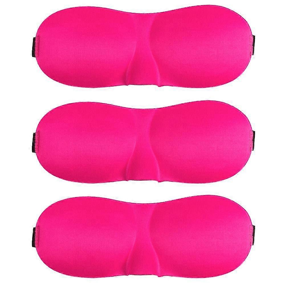 Sleep Mask Pack Of 3, Light Blocking 3d Eye Masks For Sleeping, Blindfold For  Side Sleeper