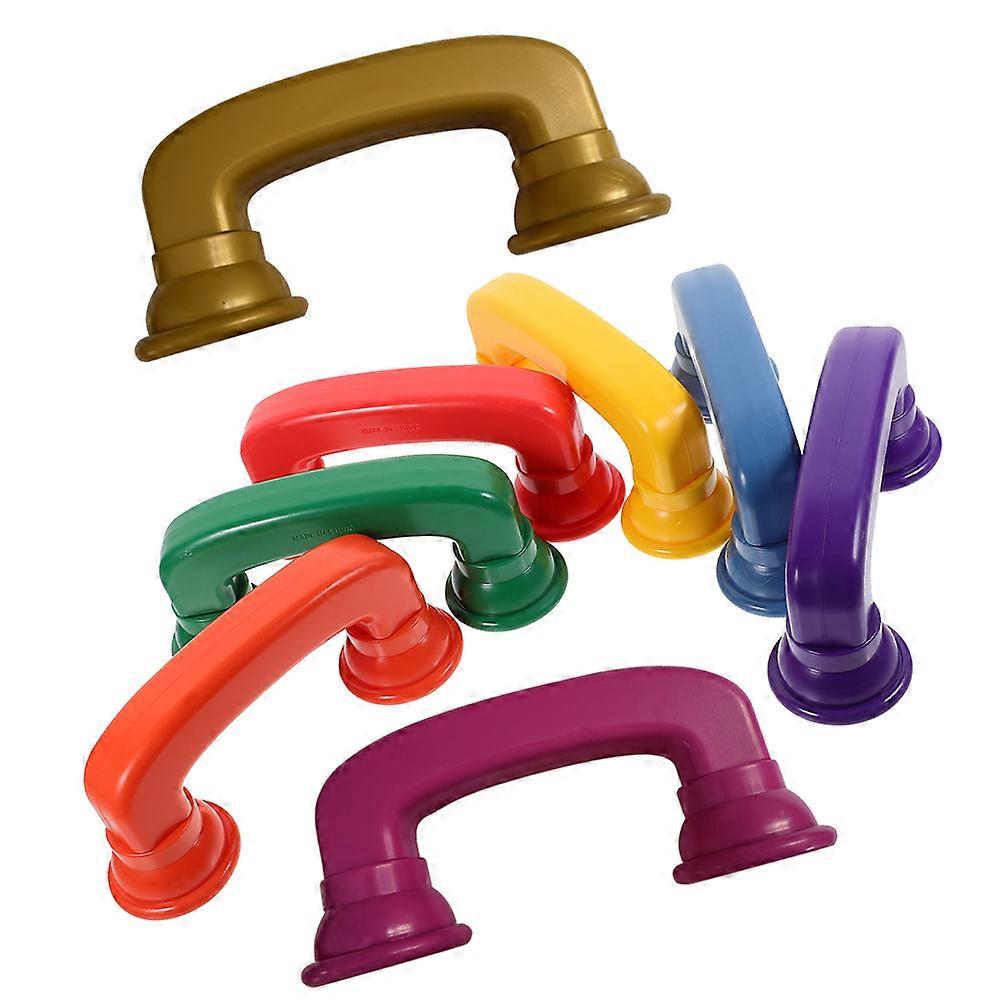 Reading Whisper Phone Toy for Toddler Learning 8Pcs Assorted Color ABS Plastic