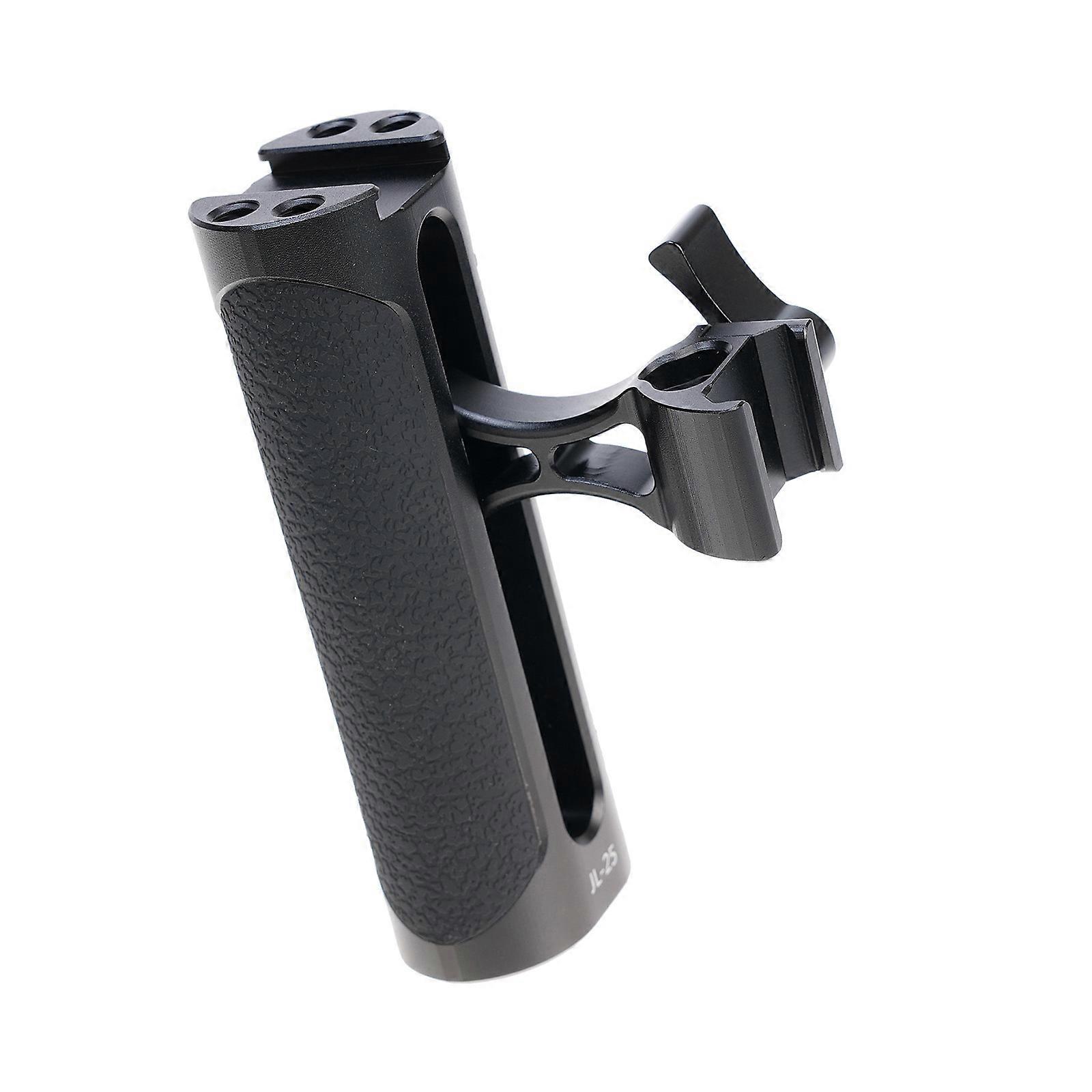 Side Handle for 1/4inch-20 Screw Lightweight Portable Camera Cage Hand Grip for DSLR Camera with Cold Shoe Mount Multicolor