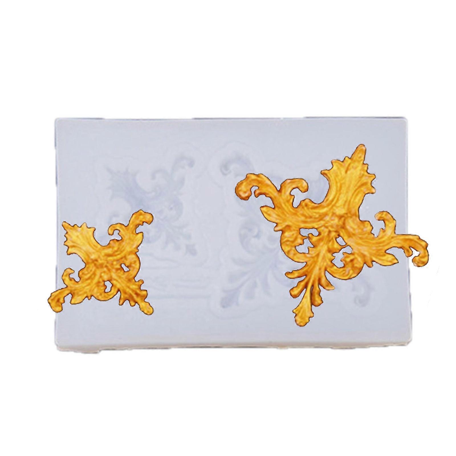 Elegant Relief Design Cake Trim Mold 5 Versatile Patterns Food Safe Material For Baking Enthusiasts Artists Multicolor