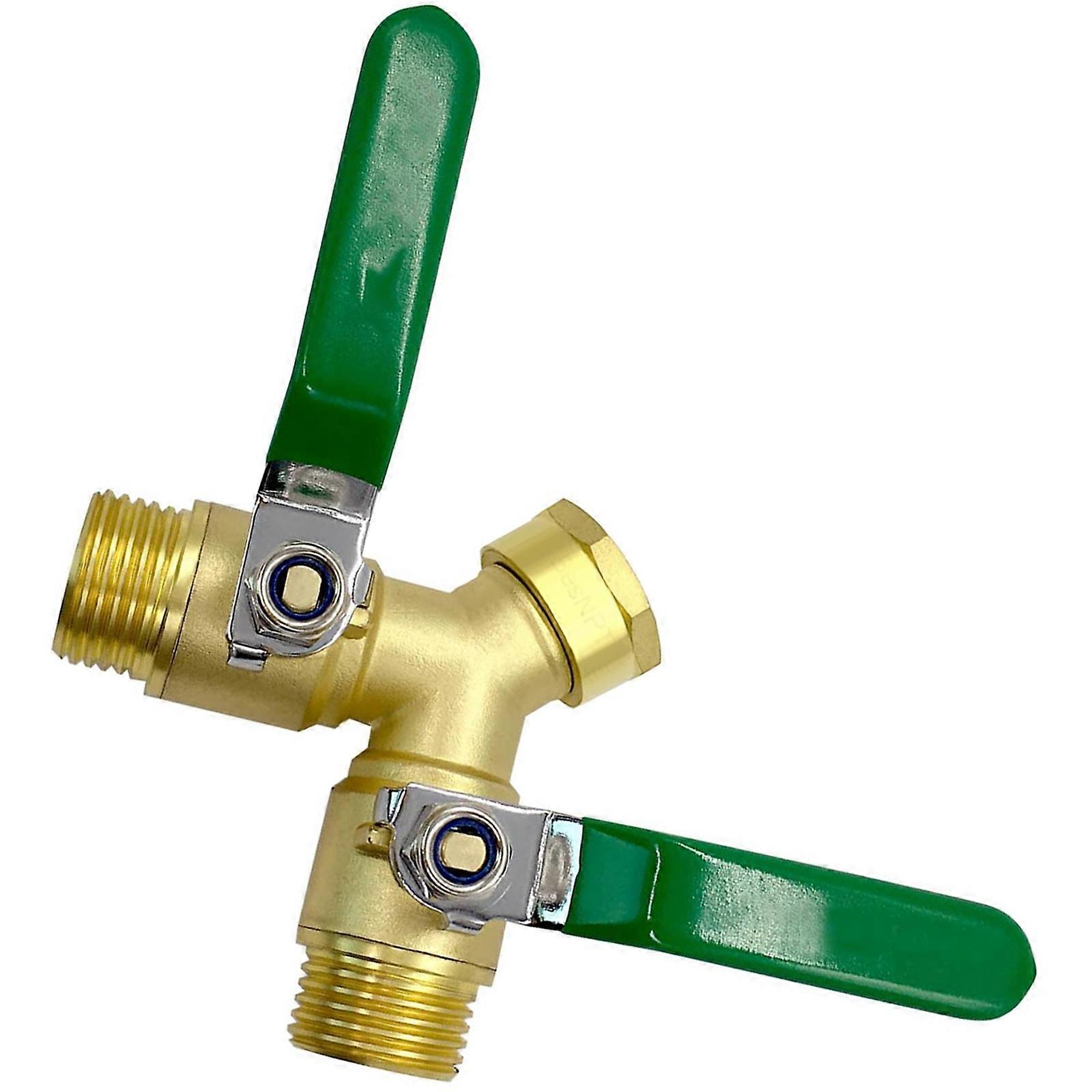 Efficient Y Style Brass 2 Port Valves with Smooth Operation Quick Install Ball Valves Suitable for Multiple Applications Multicolor