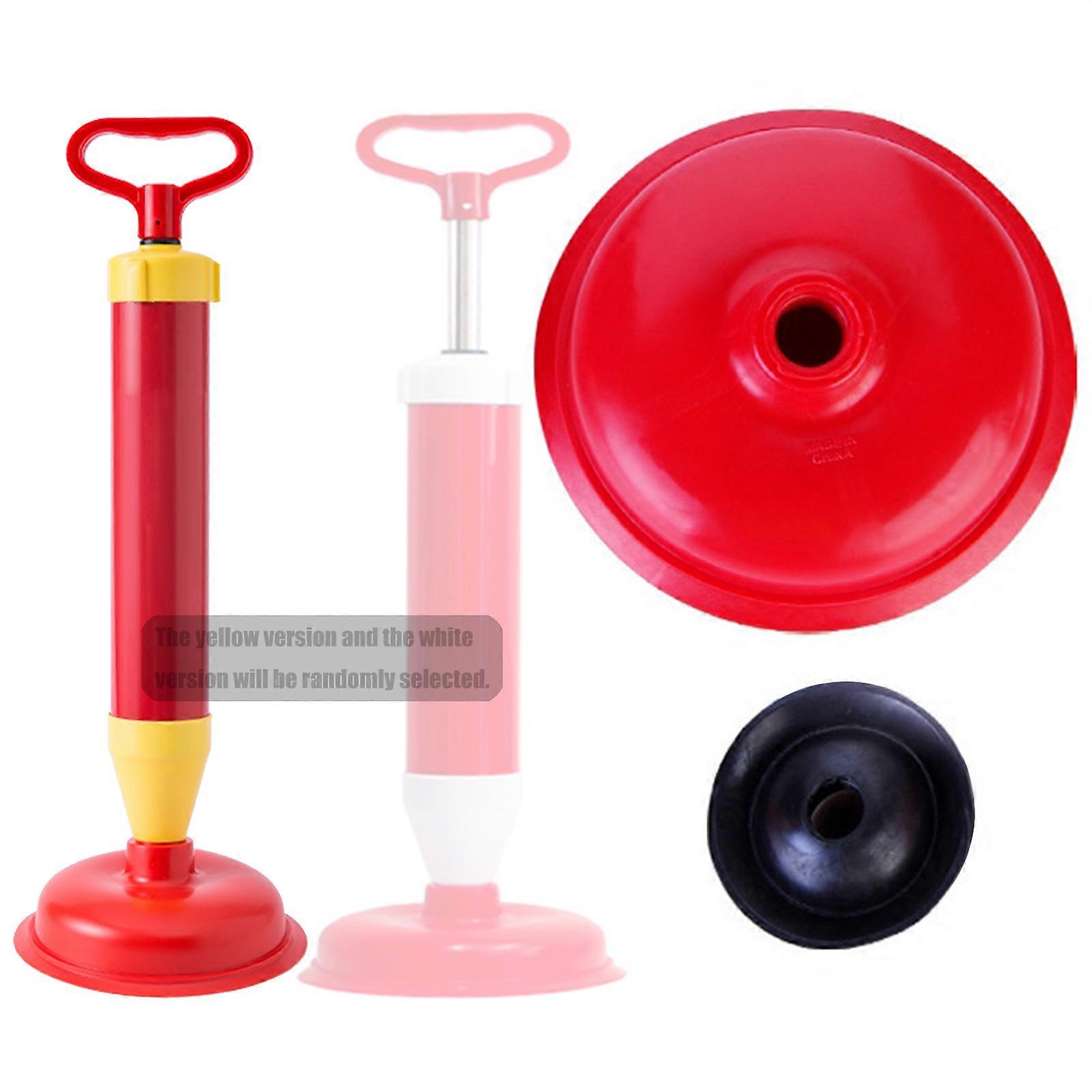 Powerful Toilet Drain Cleaner With Double Function Head Durable Construction Home Plumbing Tool Multicolor