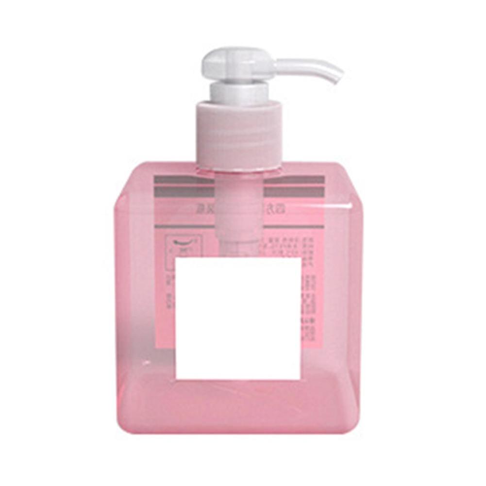 Trumsen Distributeur de savon liquide en plastique rechargeable flacon pompe à pression 250/450 ml R
