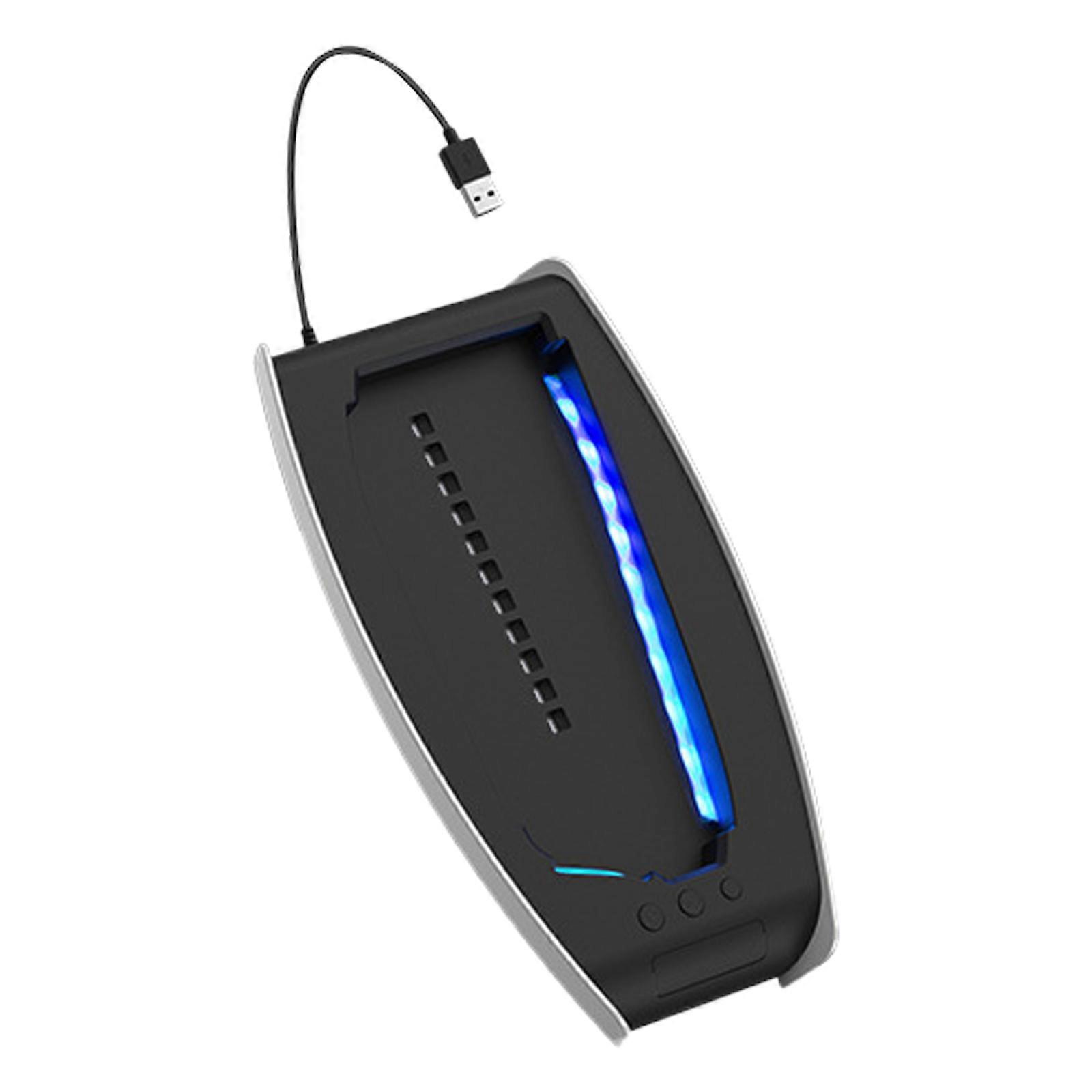 מעמד לסטרימרים מארחים IINEL898 עם תאורת אווירה RBG לקונסולות דקות, אביזרים כלולים, ססגוניות