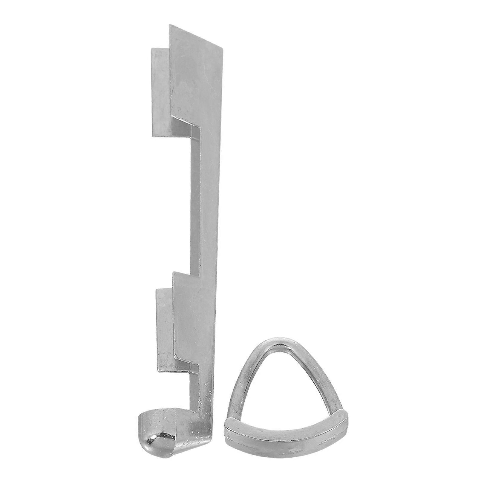 Versatile Billiard Cue Tip Clamp Tool For Cue Stick Maintenance Durable Aluminum Accessory Silver 1Pack