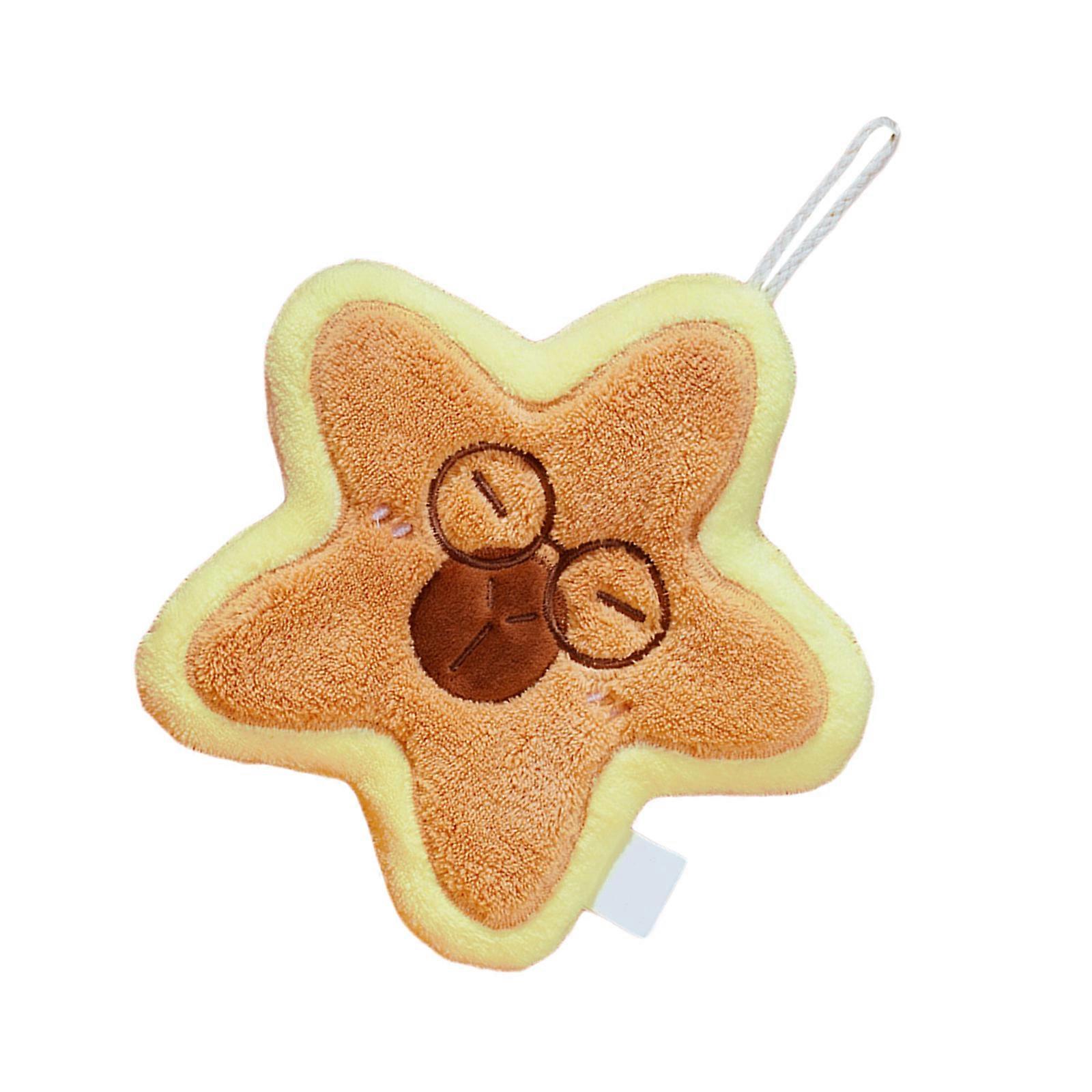 Charm Capybara Designs Hand Towels  For Children Soft And Durability Microfiber Cleaanings Towels For Everyday Use  light yellow