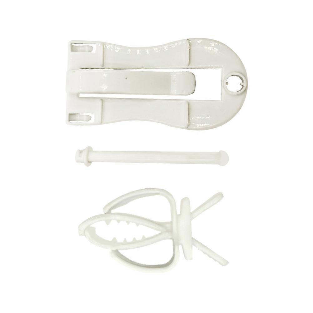 Fixed Clip 2Pcs White Plastic Bird Cage Fixed Clip Easy Install Operate for Secure Fixing