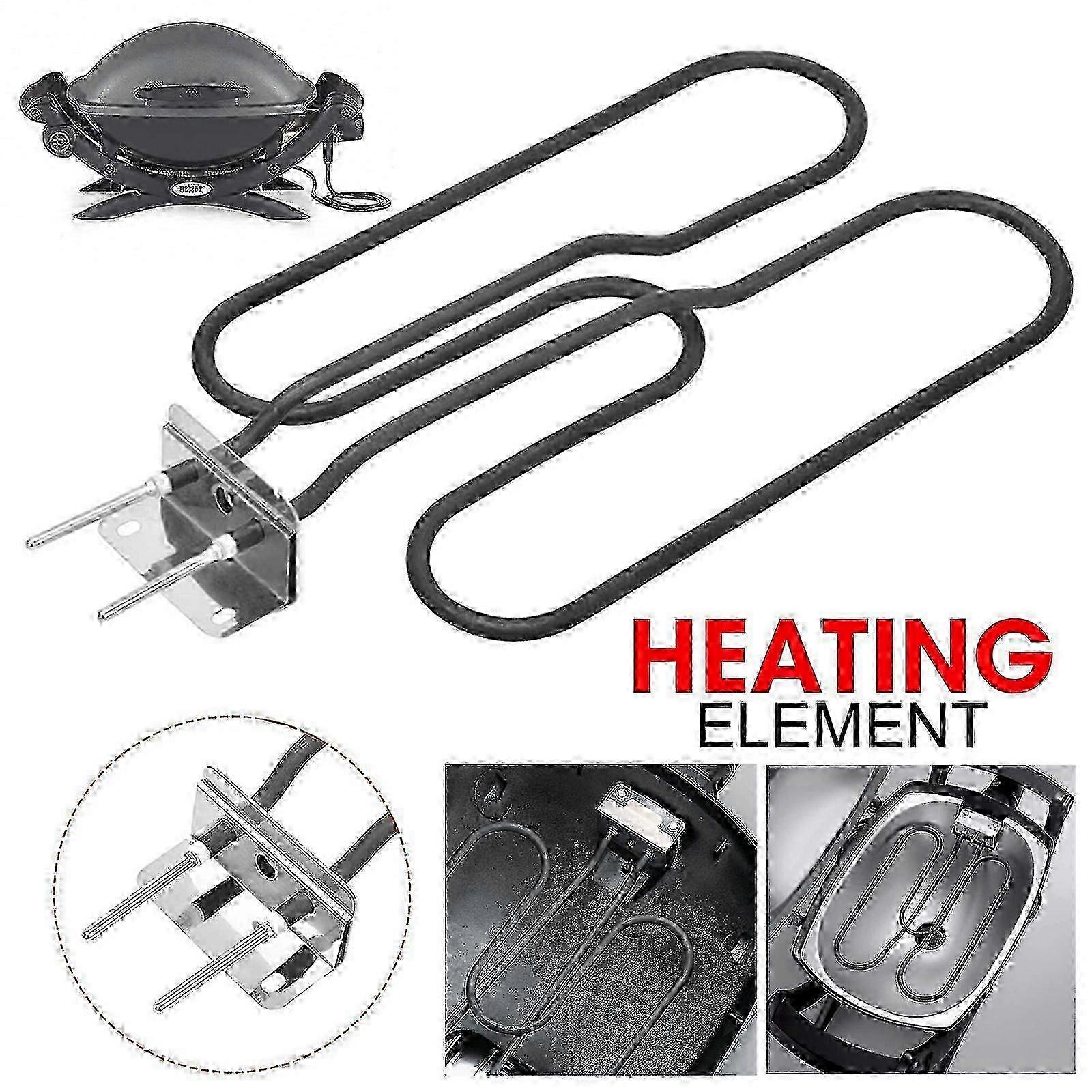 Grill Heating Element Replacement Kit for Weber Q140 Q1400 Series OEM 65620 80342