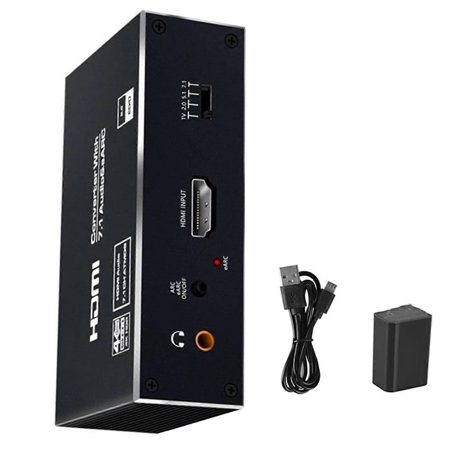 HDMI ARC/eARC Adapter Digital Plus Audio Format Support Solution for Soundbar or Amplifier