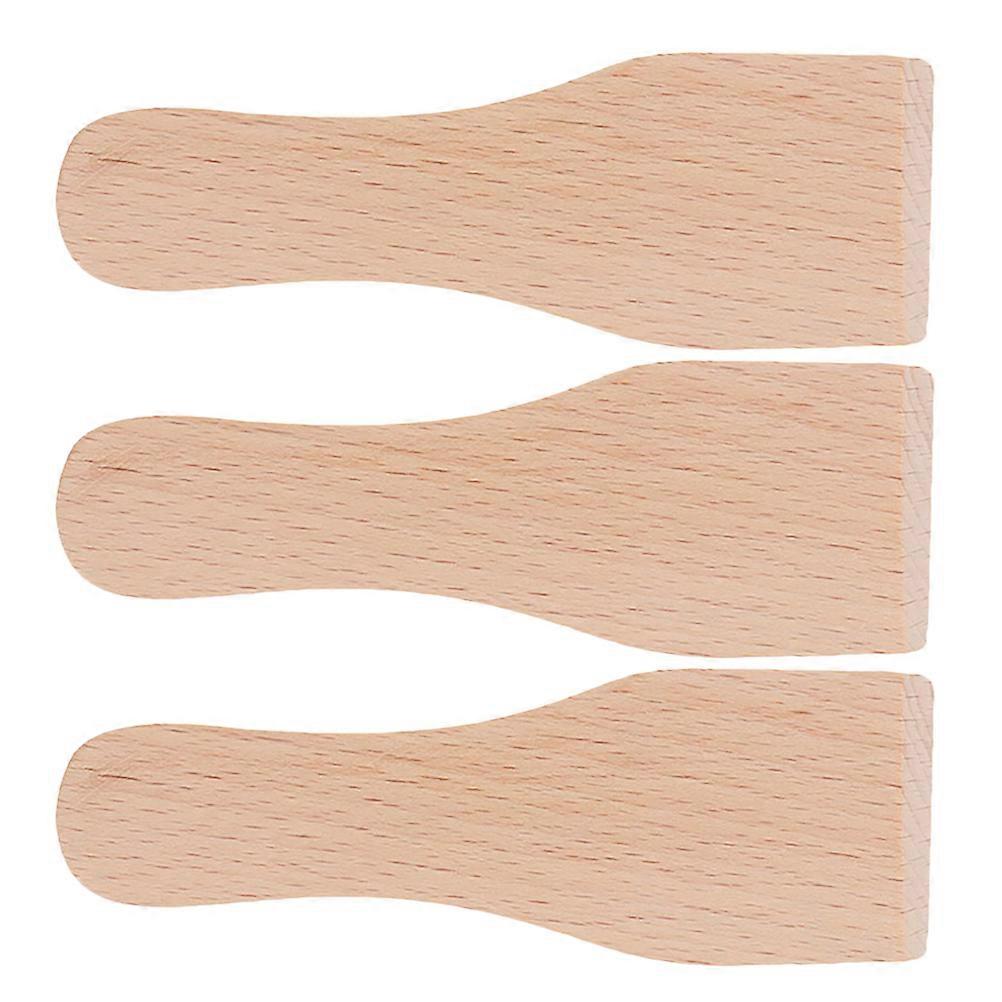 Cake Cream Wooden Spatula for Butter Use 3Pcs Small Set