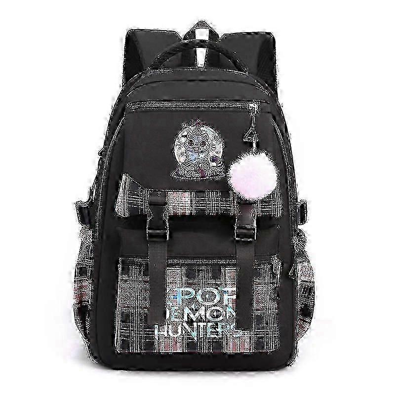 Kpop Demon Hunters Print Backpack Students Schoolbag _b A