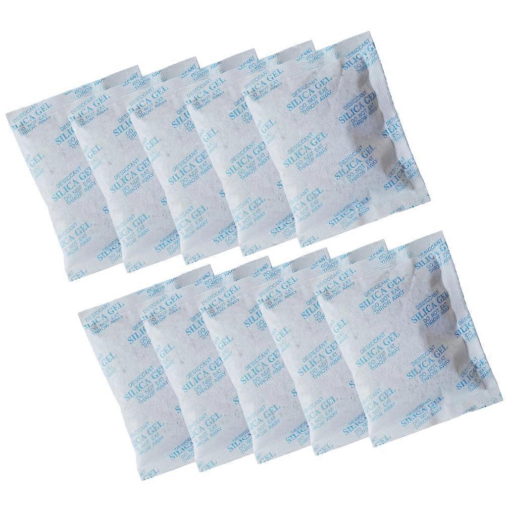 100 قطعة 10 جرام هلام السيليكا المجفف امتصاص الرطوبة الجافة مقاومة للرطوبة منع التآكل (السماء الزرقاء)