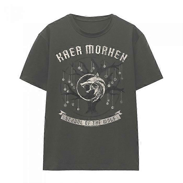 The Witcher Womens/Ladies Kaer Morhen Medallion T-Shirt