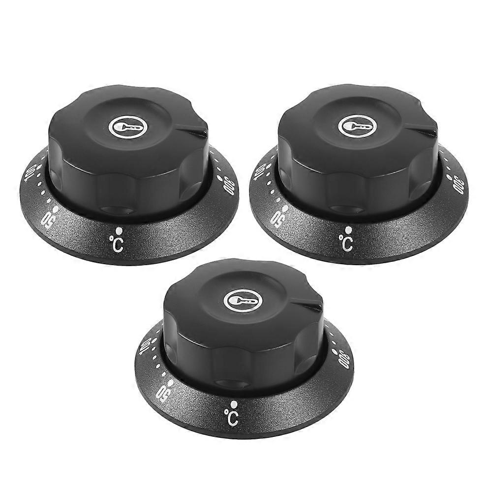 Stove Control Knob Replacement Cover for 3Pcs Thermostat Oven Knobs