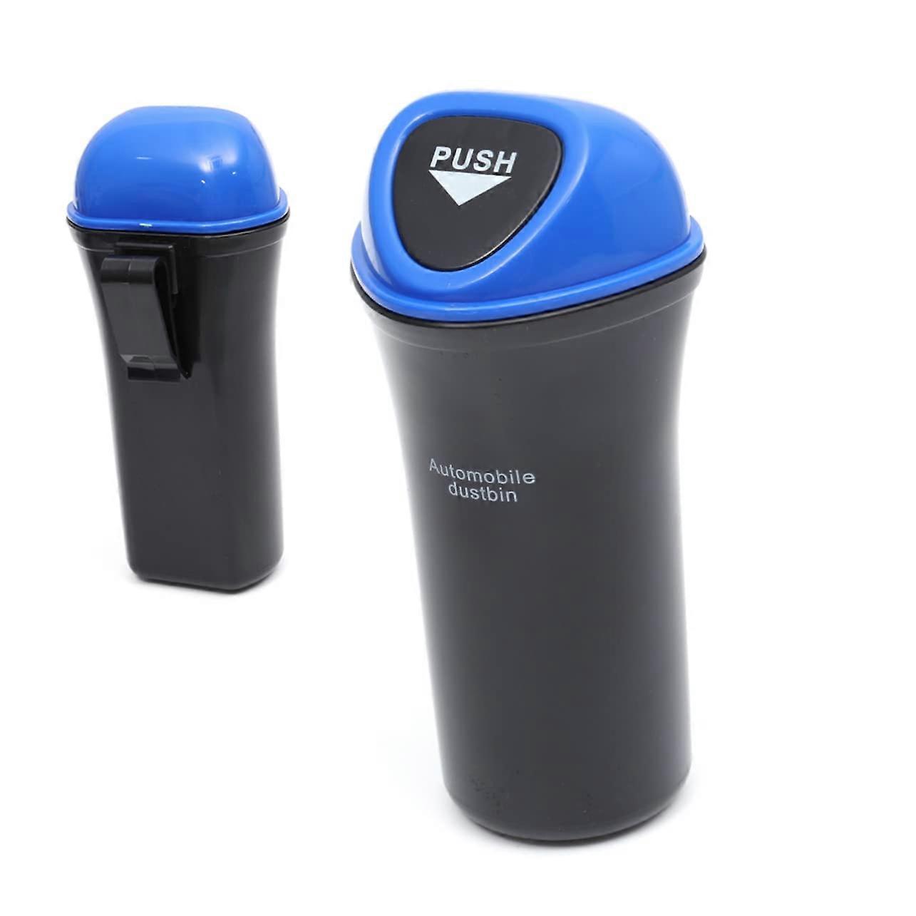 Car Trash Can with Leakproof Lid, ClipOn Vehicle Garbage Bin Organizer for SpaceSaving Storage