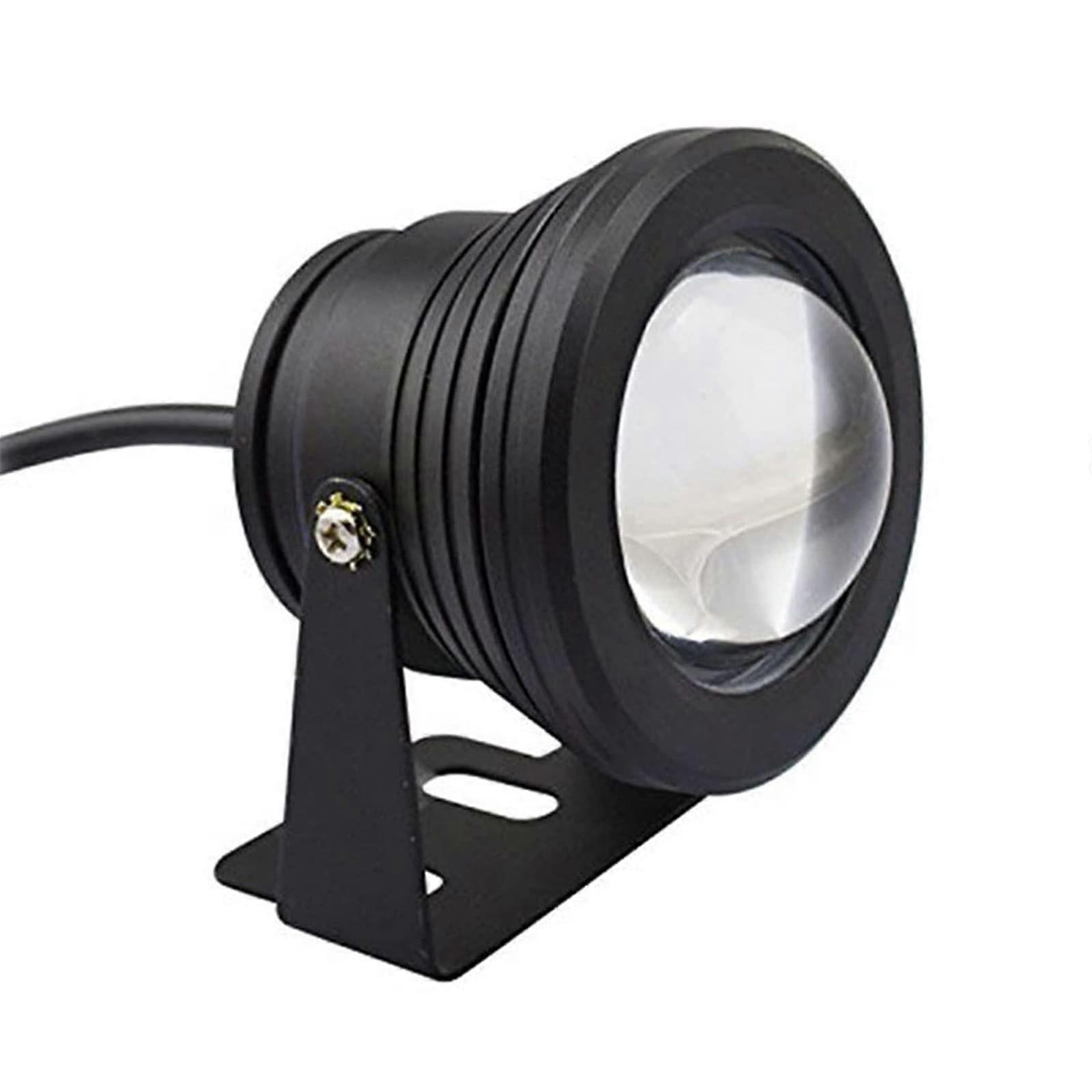 LED Underwater Lights 10W IP68 Waterproof Pond Fountain Spotlight with Adjustable Angle Mount