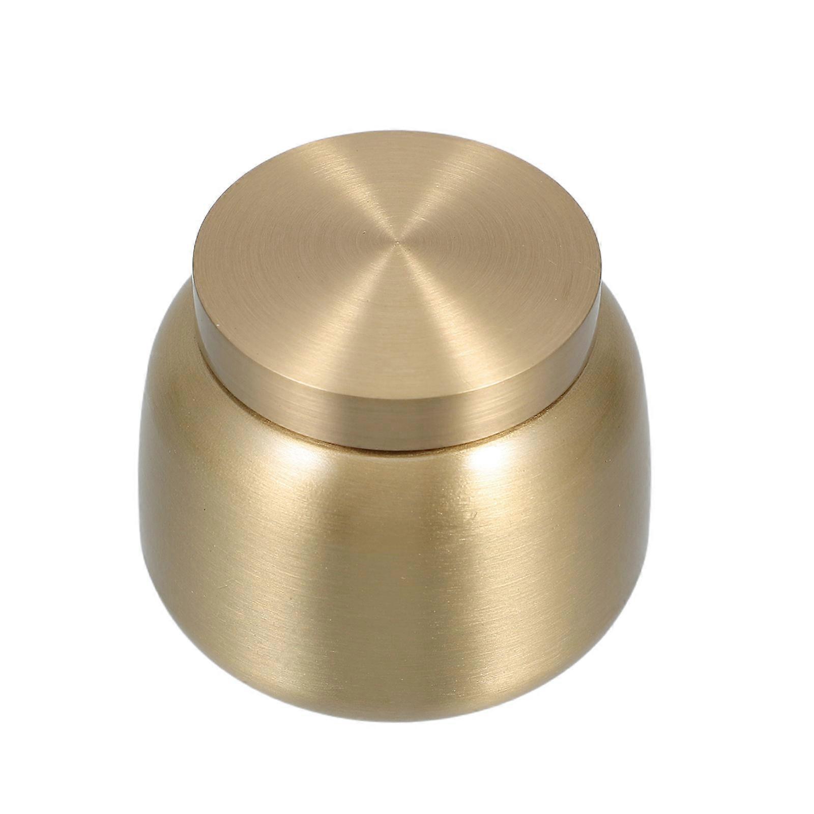 Small Brass Bone Ashes Urn for Ashes with Reliable Seal 1 Piece