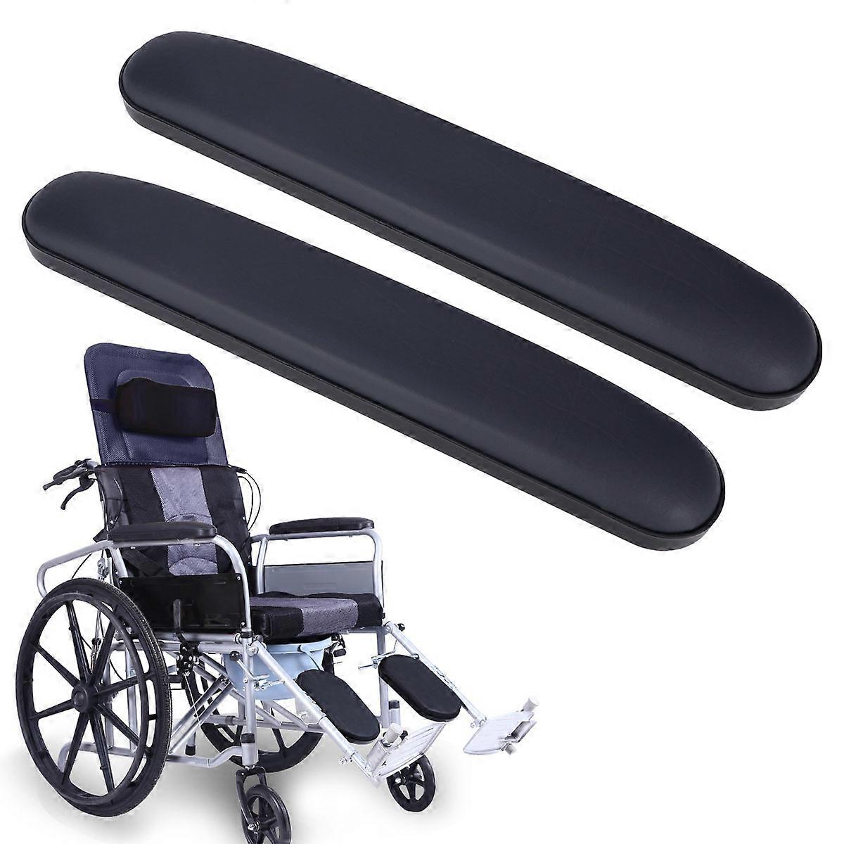 Blue Armrest Cushion Replacement for Wheelchair Use 2Pcs Durable Pad