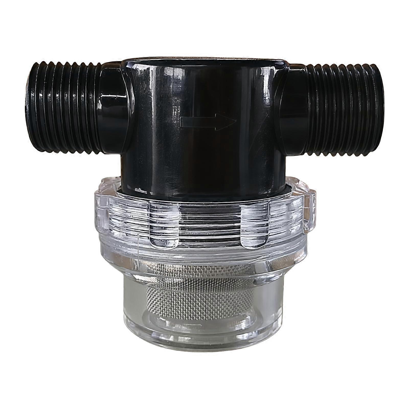 Stainless Steel Inline Water Filter with Precision Filtration, Reusable for Household Plumbing