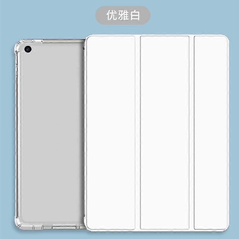 Case For Ipad 10 10.9" Elegant White Solid Back /no Sticker Soft Inch Color