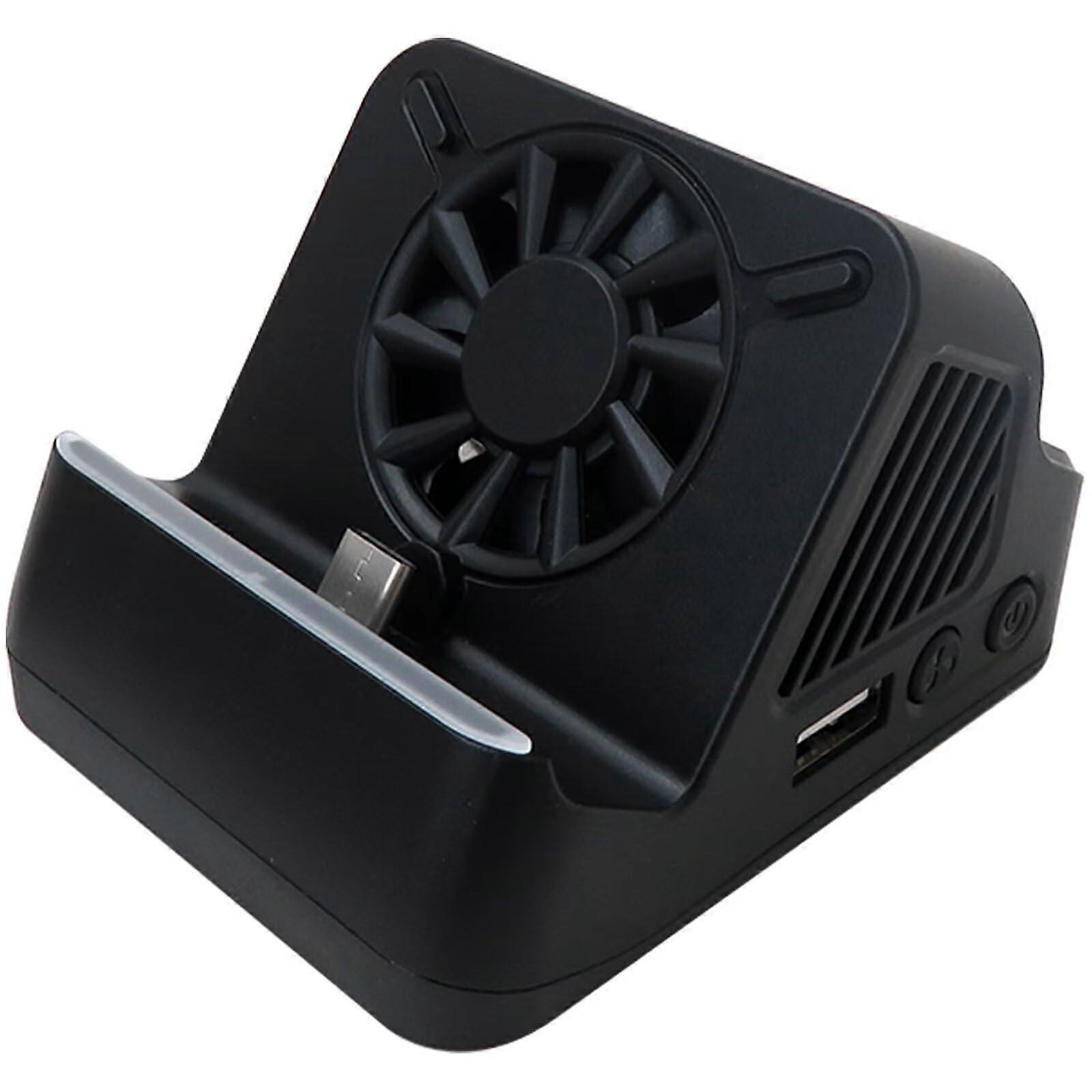 Dock for Nintendo Switch with TV Output, 4K HDMI, Cooling Fan, Dual Play Modes, NonSlip Base, Black