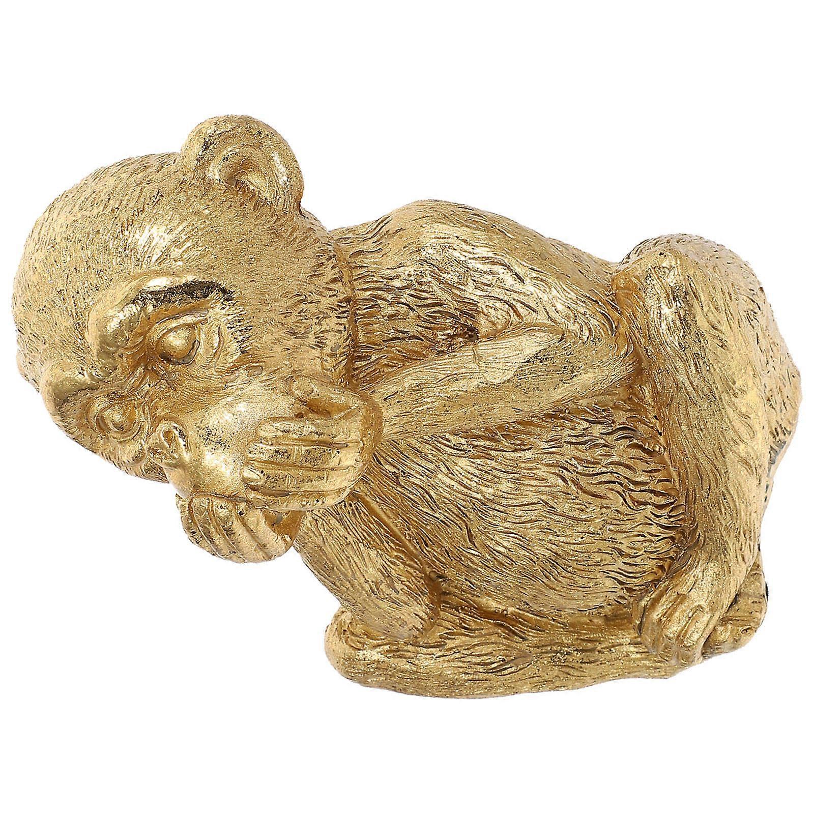 Resin Monkey Adornment for Decoration with Delicate Monkey Figurine