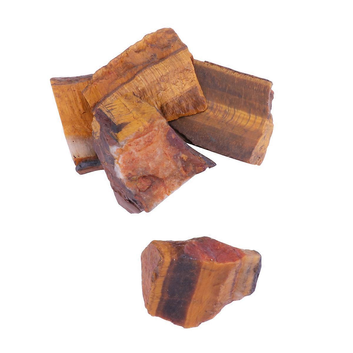 's Eye Stone Gemstone Rock for Decoration 5Pcs