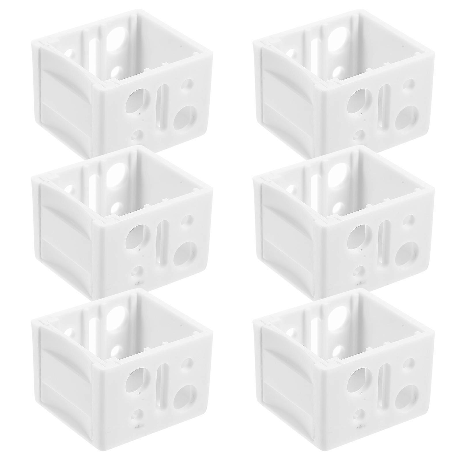 Window Blinds Mounting Brackets Box Mounting Bracket for Curtains 1Set