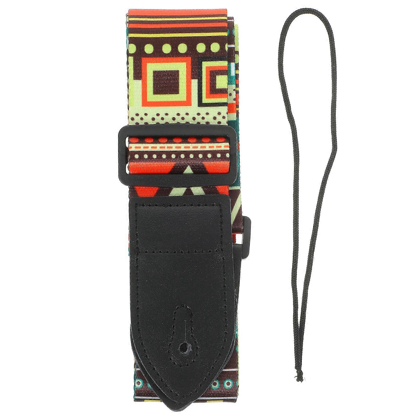 Acoustic Guitar Strap with End for Comfortable Use